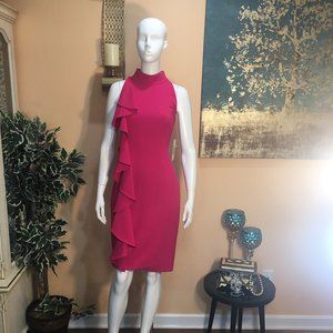 Eliza J Pink Ruffle Dress
